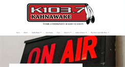 Desktop Screenshot of k103radio.com